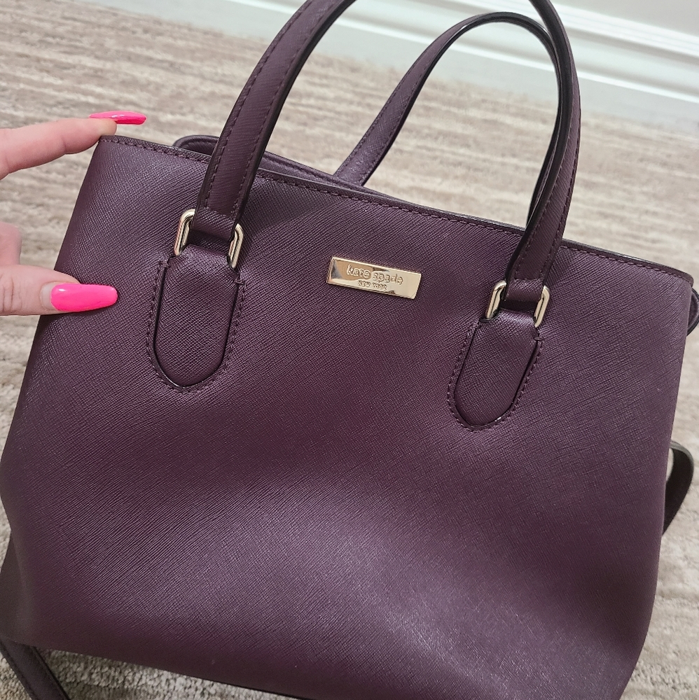 Kate spade maroon/purple medium purse